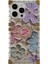 iPhone 15 Pro Kılıf Için Şık Çiçek Desenli Yüzük Kickstand Tpu+Pc Telefon Kapağı-Çok Renkli (Yurt Dışından) 1
