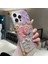 iPhone 15 Pro Kılıf Için Şık Çiçek Desenli Yüzük Kickstand Tpu+Pc Telefon Kapağı-Çok Renkli (Yurt Dışından) 5
