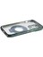iPhone 12 Pro Max Için Tpu Kılıf Rhinestones Lens Çerçeve Halkası Kickstand Telefon Kapağı-Gece Yarısı Yeşili (Yurt Dışından) 5