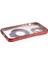 iPhone 12 Pro Max Için Tpu Kılıf Rhinestones Lens Çerçeve Halkası Kickstand Telefon Kapağı-Kırmızı (Yurt Dışından) 5