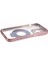 iPhone 12 Pro Max Için Tpu Kılıf Rhinestones Lens Çerçevesi Halkası Kickstand Telefon Kapağı-Gül Altın (Yurt Dışından) 5
