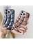 iPhone 13 Pro Kılıf Galvanik 3D Eşkenar Dörtgen Izgara Yumuşak Tpu Telefon Kapağı-Siyah Için (Yurt Dışından) 5