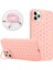 iPhone 11 Pro Max Için Kickstand Kılıf Isı Dağılımı Tpu Cep Telefonu Kılıfı Kordon-Pembe (Yurt Dışından) 1