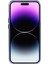iPhone 14 Pro Max Için Rhinestones Dekor Yüzük Kickstand Tpu Telefon Kapağı-Koyu Mor (Yurt Dışından) 5