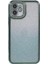 iPhone 12 Için Kılıf Çizilmeye Dayanıklı Tpu Yapay Elmas Dekor Degrade Telefon Kabuğu-Gece Yarısı Yeşili (Yurt Dışından) 1