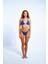 Kadın Lacivert Üçgen Kesim Bikini SS12 1