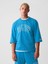 Erkek Mavi Gap Logo Oversized Sweatshirt 1