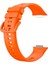 Huawei Watch Fit 3,4,4 Pro Uyumlu Spor Silikon Kordon Turuncu 2