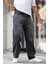 Füme Erkek Yıkamalı Baggy Jean 7216 1
