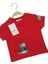 Erkek Bebek Çocuk Pamuklu Omuzdan Çıtçıtlı Kırmızı Tshirt 2