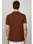 Erkek Slim Fit Dar Kesim Pamuklu Yumuşak Dokulu Serin Tutan Kumaş Düz Pike Polo Yaka Tişört 5