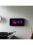 Dijital LED Duvar ve Masa Saati - Mor (Kasa Ölçüsü: 15X37 Cm) 2