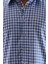 Mavi Ekose Kareli Şeritli Regular Erkek Gömlek 3