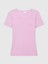 Kadın Pembe Fitilli Gap Logo T-Shirt 1