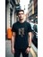 Erkek Baskılı T-Shirt Erkek Tişört 4