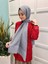 Elegance Monogram Şal 1090100 Gri İE1090100 2