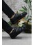 102 Siyah Kale Comfort Deri Erkek Sandalet 5