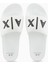 Beyaz - Siyah Erkek Plaj Terliği XUP001 2