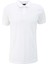 Jakarlı Beyaz Erkek Polo T-Shirt F4SM-TST 0939 1