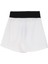 Yüksek Bel Kısa Kırık Beyaz Kadın Şort F4SL-SHT W39 2