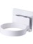 01 Beyaz Stil Duvara Monte Saç Kurutma Makinesi Askısı Rafı Tutucu Stand Raf Ev Banyo Makyaj Odası Matkap Gerektirmeyen Düzenleyici (Yurt Dışından) 1