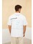 Erkek Super Mario Ön ve Arka Baskılı Bisiklet Yaka T-Shirt 2