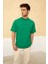 Erkek Super Mario Ön ve Arka Baskılı Bisiklet Yaka T-Shirt 2