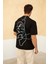 Erkek Super Mario Ön ve Arka Baskılı Bisiklet Yaka T-Shirt 5