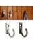 As Picture Shows Mze Duvar Askılığı - Tek Prong Kanca Bronz Gümüş Ceket Şapka Havlu Anahtar Elbise Asmağı (Yurt Dışından) 5