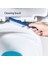 3'ü 1 Arada Mavi Stil Banyo ve Tuvalet Temizliği Için Silikon Tuvalet Fırçası ve Tutucu Seti - Duvara Deliksiz Asılı Wc Fırçası (Yurt Dışından) 4