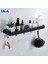 A62519 Stili Ula Siyah Banyo Rafı cm Mutfak Duvar Rafı Metal Duş Tutucu Depolama Rafı Havlu Askısı Bornoz Kanca Banyo Aksesuarları (Yurt Dışından) 3