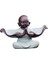 Çocuklar Için Heykelcik Meditasyon Heykel Feng Shui Dekor Küçük Yeşil (Yurt Dışından) 2