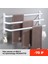 Beyaz Üç 60CM Tarzı Duvara Monteli Havlu Askısı Havlu Rafı Banyo Alanı Alüminyum Moda Beyaz Havlu Askısı Mat Beyaz Havlu Tutucu (Yurt Dışından) 5