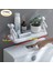 2 Adet Büyük Boy Yapıskanlı Banyo Organizer Duvar Raf Banyo Rafı Duvar Rafı Mutfak Rafı Baharatlık 2
