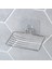 Gümüş Banyo Elek Vantuzlu Sabunluk Kupası Kutusu Sabun Saklama Duş Tepsisi Banyo Aksesuarları (Yurt Dışından) 2