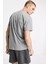 Jordan Jumpman Air Unisex Gray Tee Jordan Nakış Logolu Tişört Gri 2