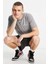 Jordan Jumpman Air Unisex Gray Tee Jordan Nakış Logolu Tişört Gri 4