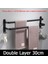 Çift Katmanlar 30CM Stili Alüminyum 3 Katmanlı Havlu Askılığı Duvara Monteli cm Havlu Askısı Banyo Havlu Rafı Mat Siyah Havlu Tutucu (Yurt Dışından) 1