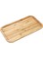 Bambu Dikdörtgen Sunum Tabağı - Yağdanlık Altlığı- Servis Tabağı 24 Cm X 12 Cm ( Dikdörtgen) 2