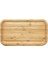 Bambu Dikdörtgen Sunum Tabağı - Yağdanlık Altlığı- Servis Tabağı 24 cm x 12 cm ( Dikdörtgen) 1