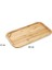 Bambu Dikdörtgen Sunum Tabağı - Yağdanlık Altlığı- Servis Tabağı 24 cm x 12 cm ( Dikdörtgen) 3