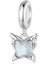 Pendant Charm Mini Butterfly Kadınlar Için Karşılaştırılmış Farklı Bileklikler ve Kolye 925 Gümüş (Yurt Dışından) 1
