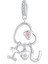 Pendant Charm Letter Love Pendant Kadınlar Için Karşılaştırılmış Farklı Bileklikler ve Kolye 925 Gümüş (Yurt Dışından) 1