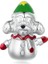Pendant Charm Noel Snowman Puppy Kadınlar Için Karşılaştırılmış Farklı Bileklikler ve Kolye 925 Gümüş (Yurt Dışından) 1