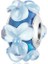 Pendant Charm Blue Flower Murano Bead Kadınlar Için Karşılaştırılmış Farklı Bileklikler ve Kolye 925 Gümüş (Yurt Dışından) 1