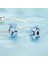 Pendant Charm Blue Flower Murano Bead Kadınlar Için Karşılaştırılmış Farklı Bileklikler ve Kolye 925 Gümüş (Yurt Dışından) 2