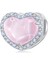 Pendant Charm Pembe Kalp Kadınlar Için Karşılaştırılmış Farklı Bileklikler ve Kolye 925 Gümüş (Yurt Dışından) 1