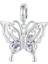 Pendant Charm Kelebek Pendant Kadınlar Için Karşılaştırılmış Farklı Bileklikler ve Kolye 925 Gümüş (Yurt Dışından) 1