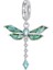 Pendant Charm Yeşil Ejderha Kadınlar Için Karşılaştırılmış Farklı Bileklikler ve Kolye 925 Gümüş (Yurt Dışından) 1