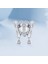 Pendant Charm Köpekbalıklar Kadınlar Için Karşılaştırılmış Farklı Bileklikler ve Kolye 925 Gümüş (Yurt Dışından) 5